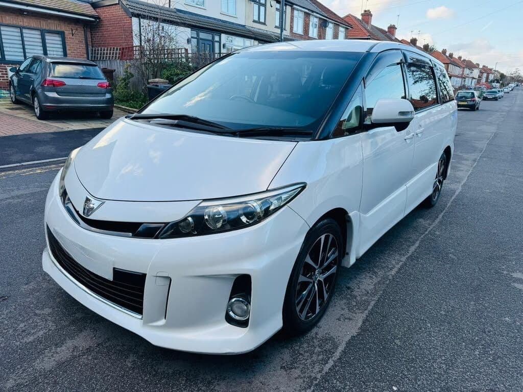 Toyota Estima White rental car